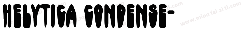 Helvtica Condense字体转换